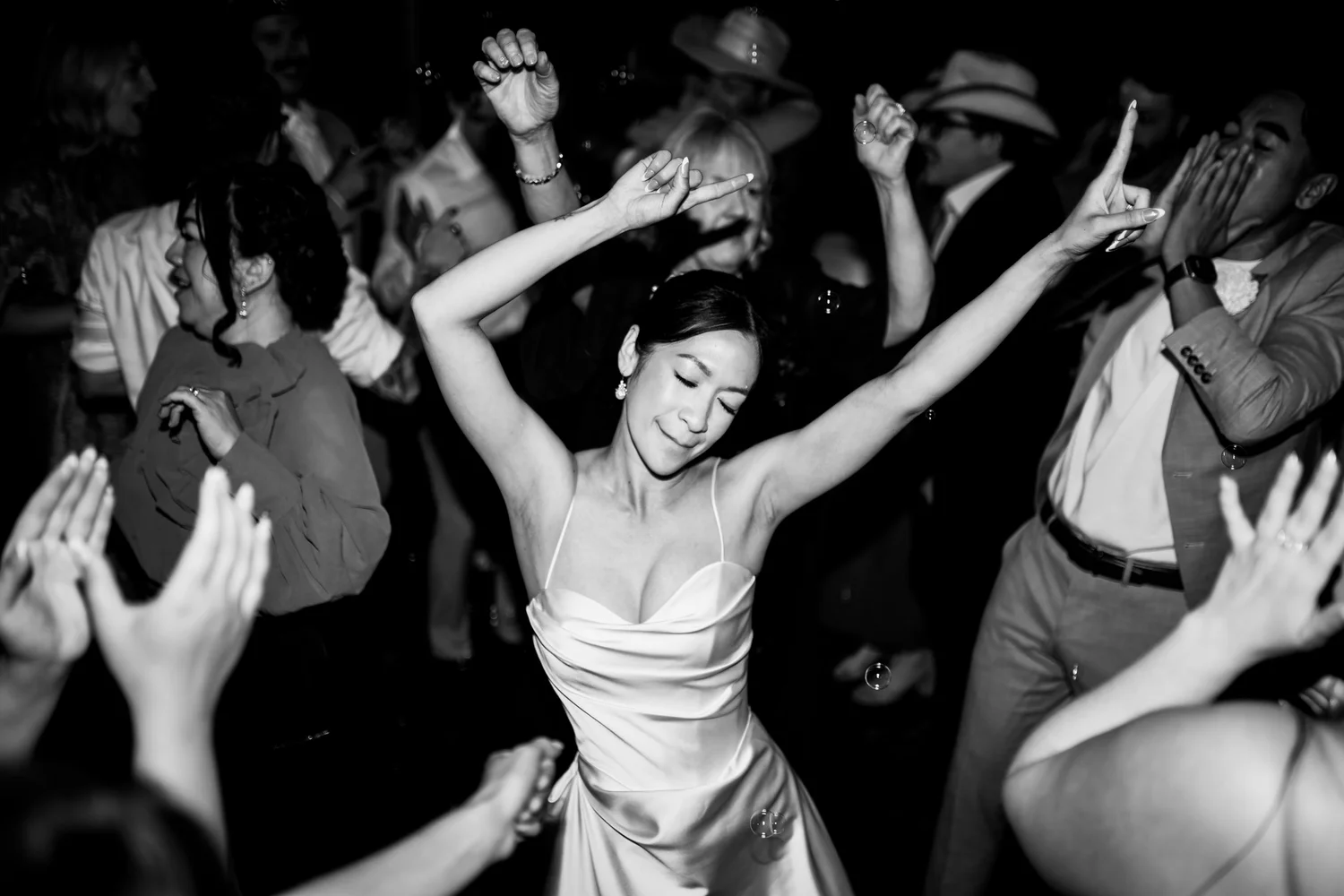 Rea on the dance floor