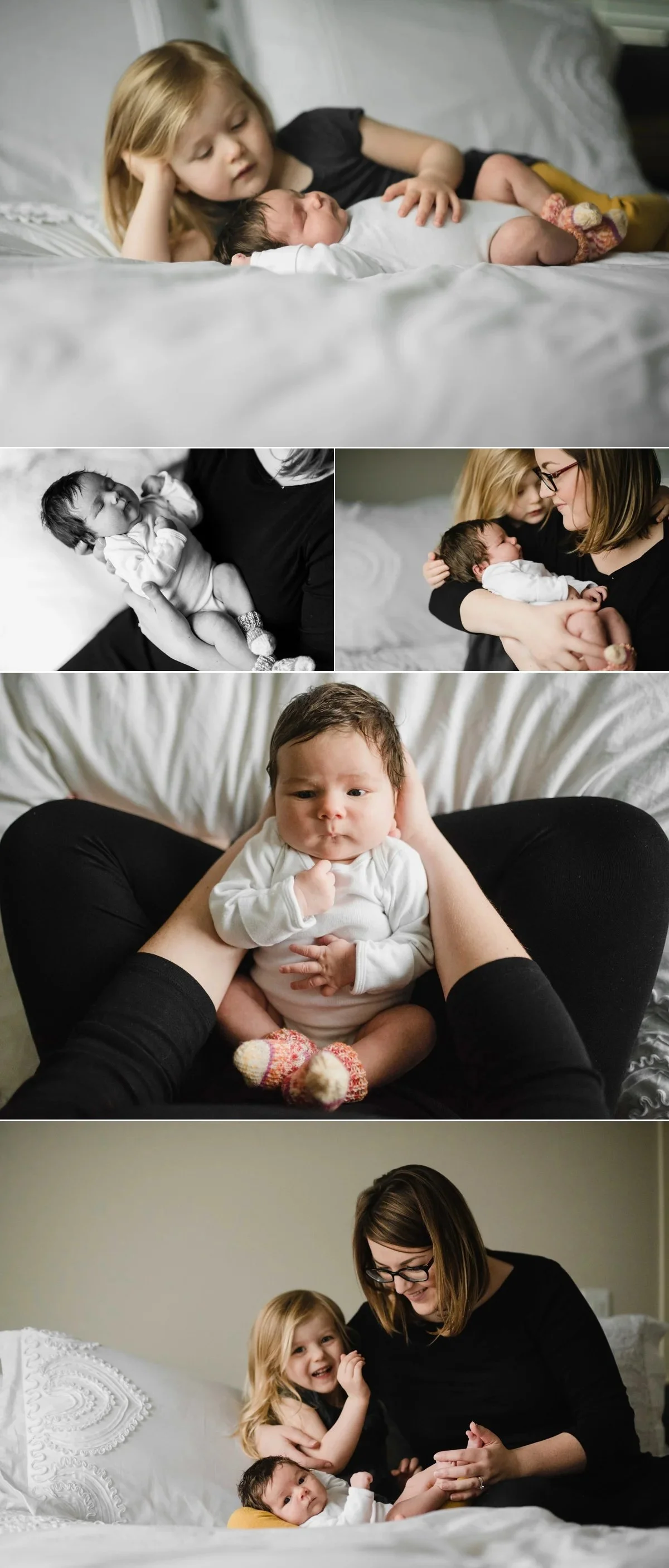 in home newborn session