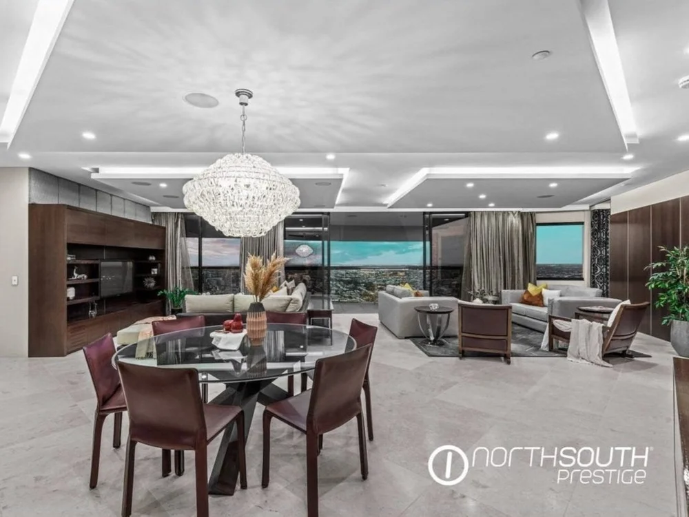 Modern executive rental apartment interior in Brisbane, styled for premium tenants