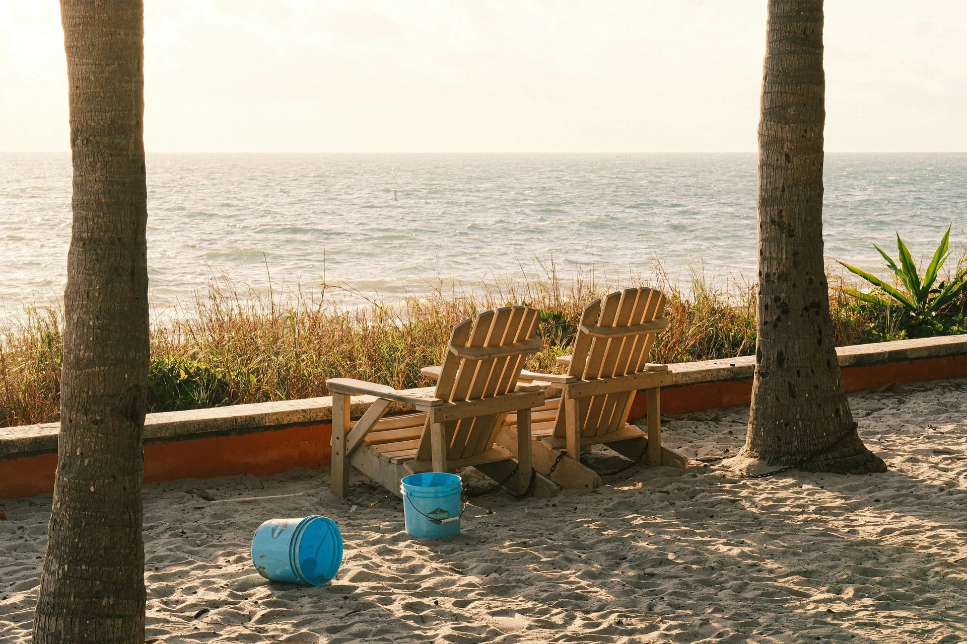 Oceanfront chairs and palms — Ocean Ridge community guide
