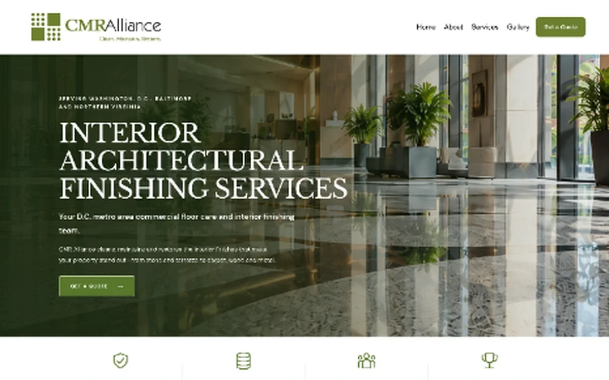 CMR Alliance website preview