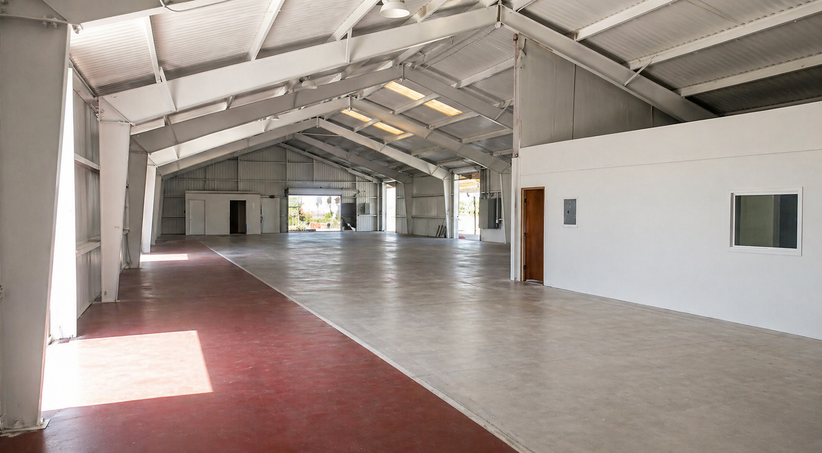Warehouse & office, after