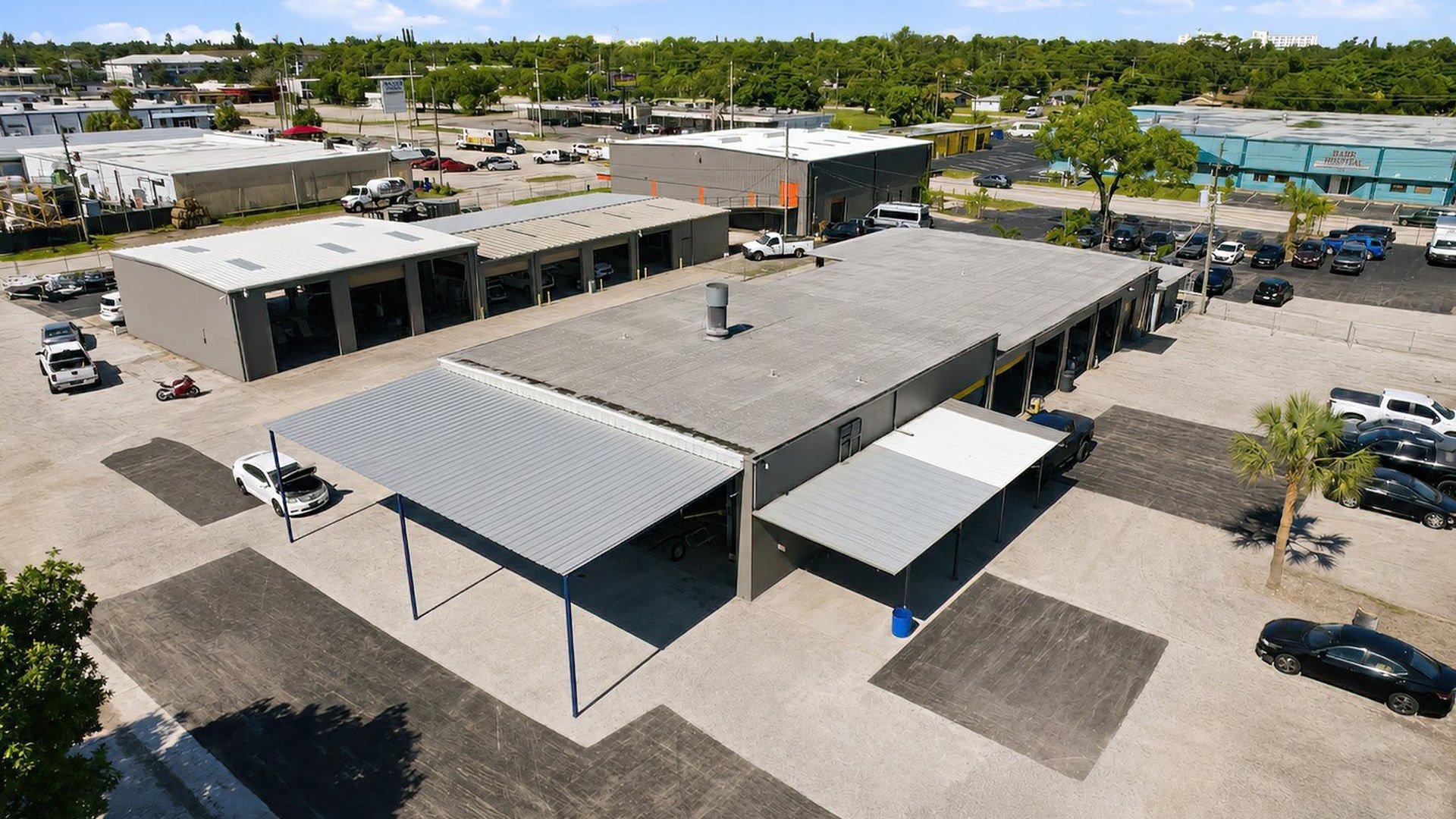 Industrial property aerial