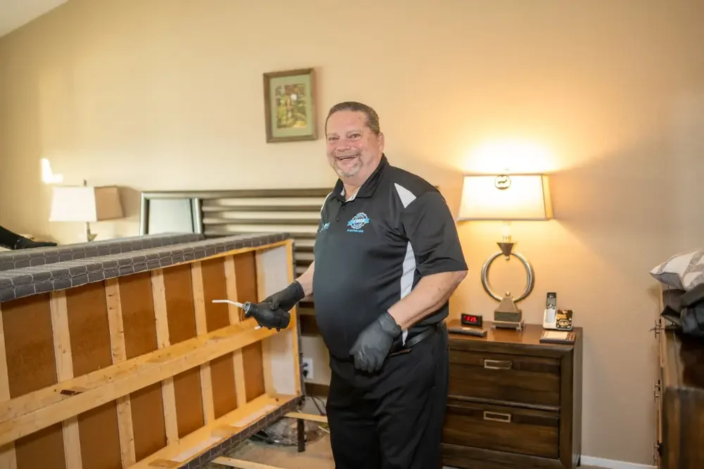 Bed Bugs Arizona treating a bedroom for bed bugs in a Phoenix home