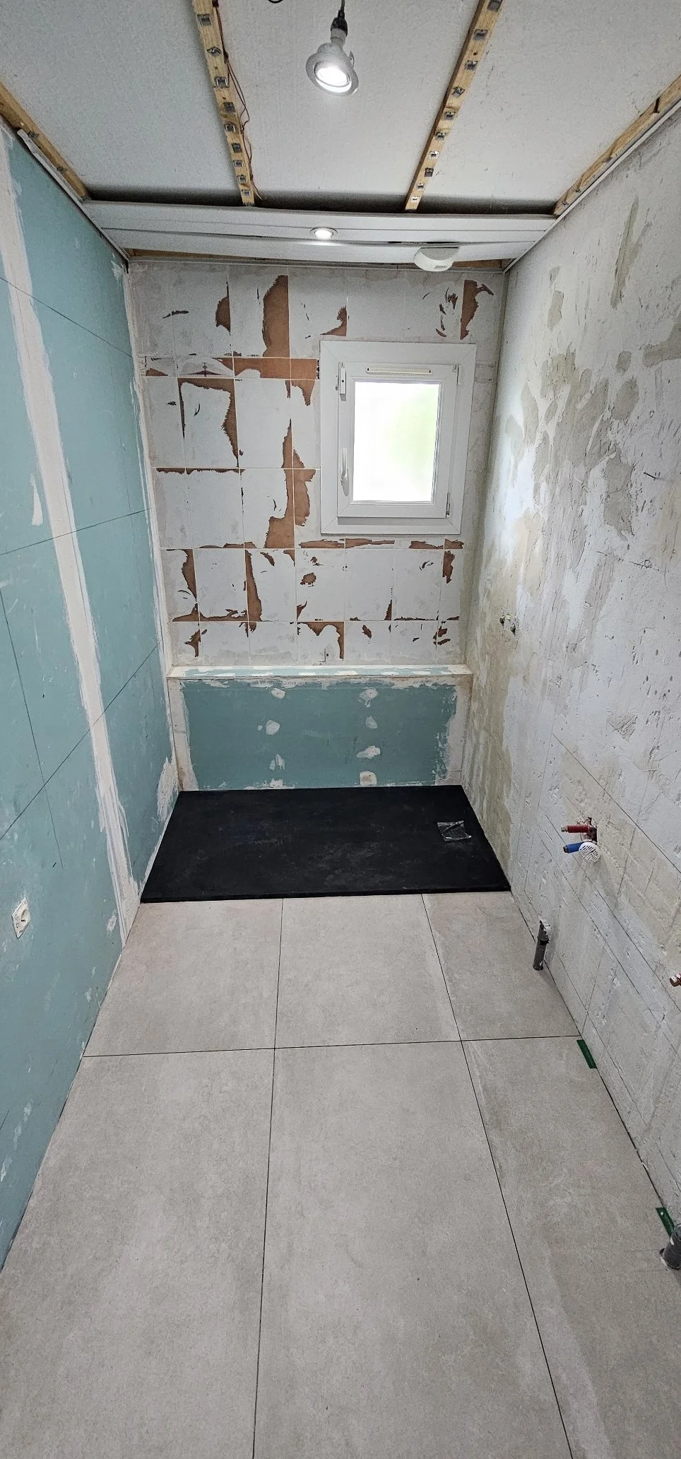 Chantier avant intervention de plomberie