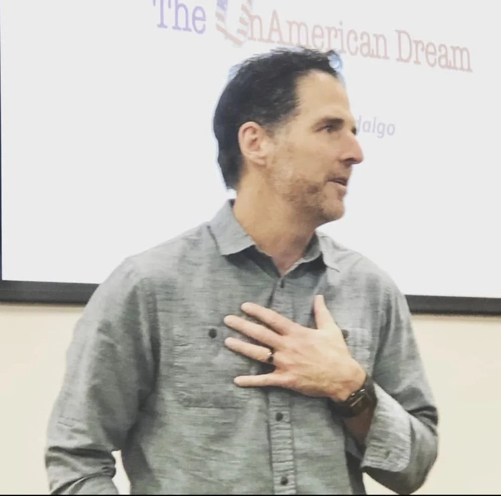 Carlos Hidalgo presenting The UnAmerican Dream