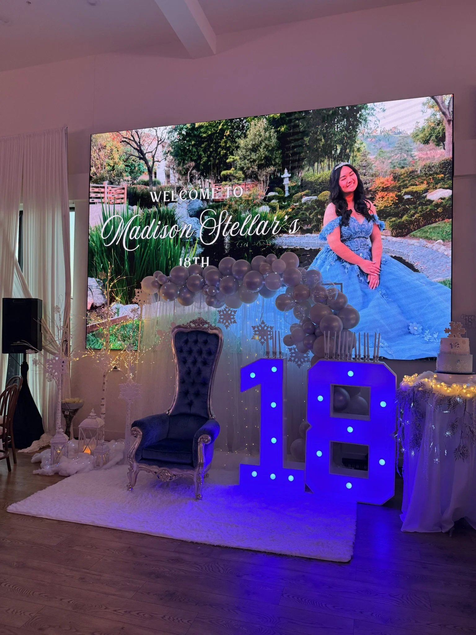 Beautifully arranged Parkview event venue