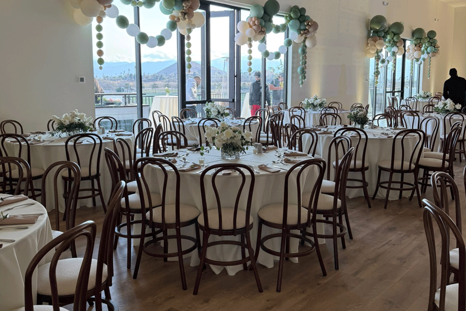 Beautiful event tables and decorations