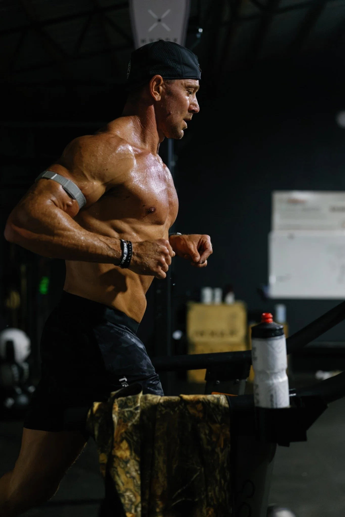 Athlete during a training session