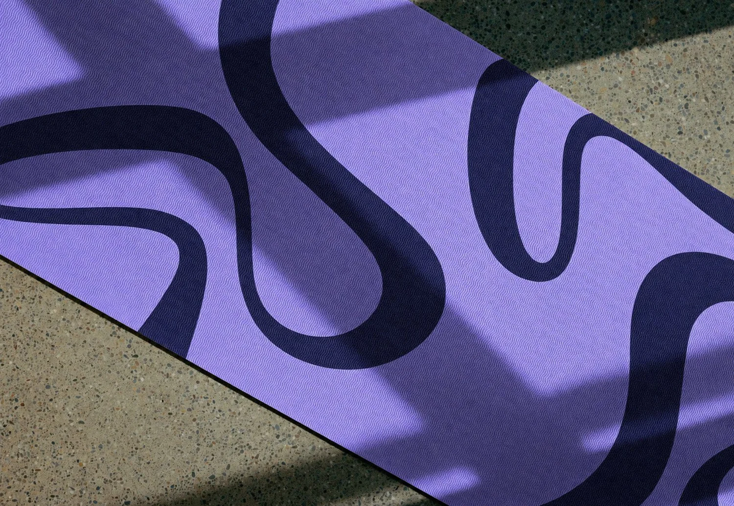 Ra Body yoga mat pattern, designed by Carolina Marques