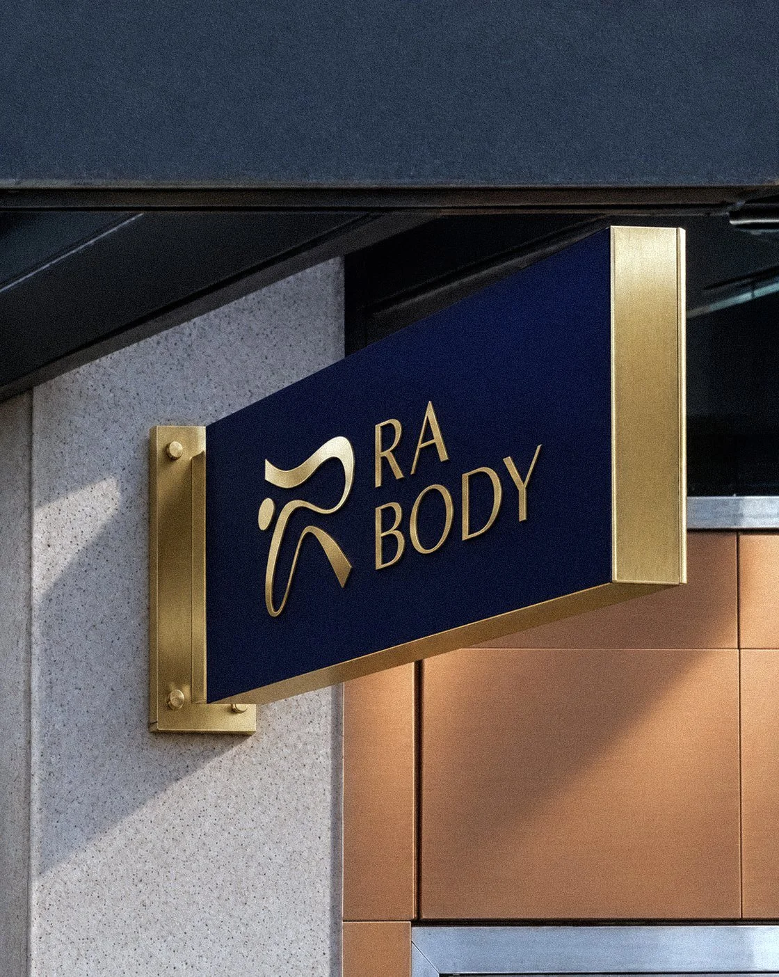 Ra Body blade sign, designed by Carolina Marques
