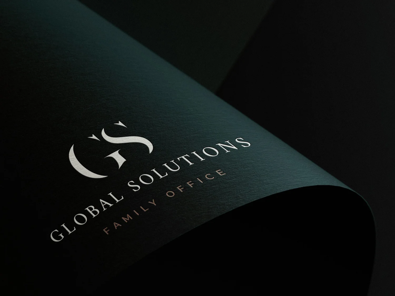 Global Solutions business cards, designed by Carolina Marques