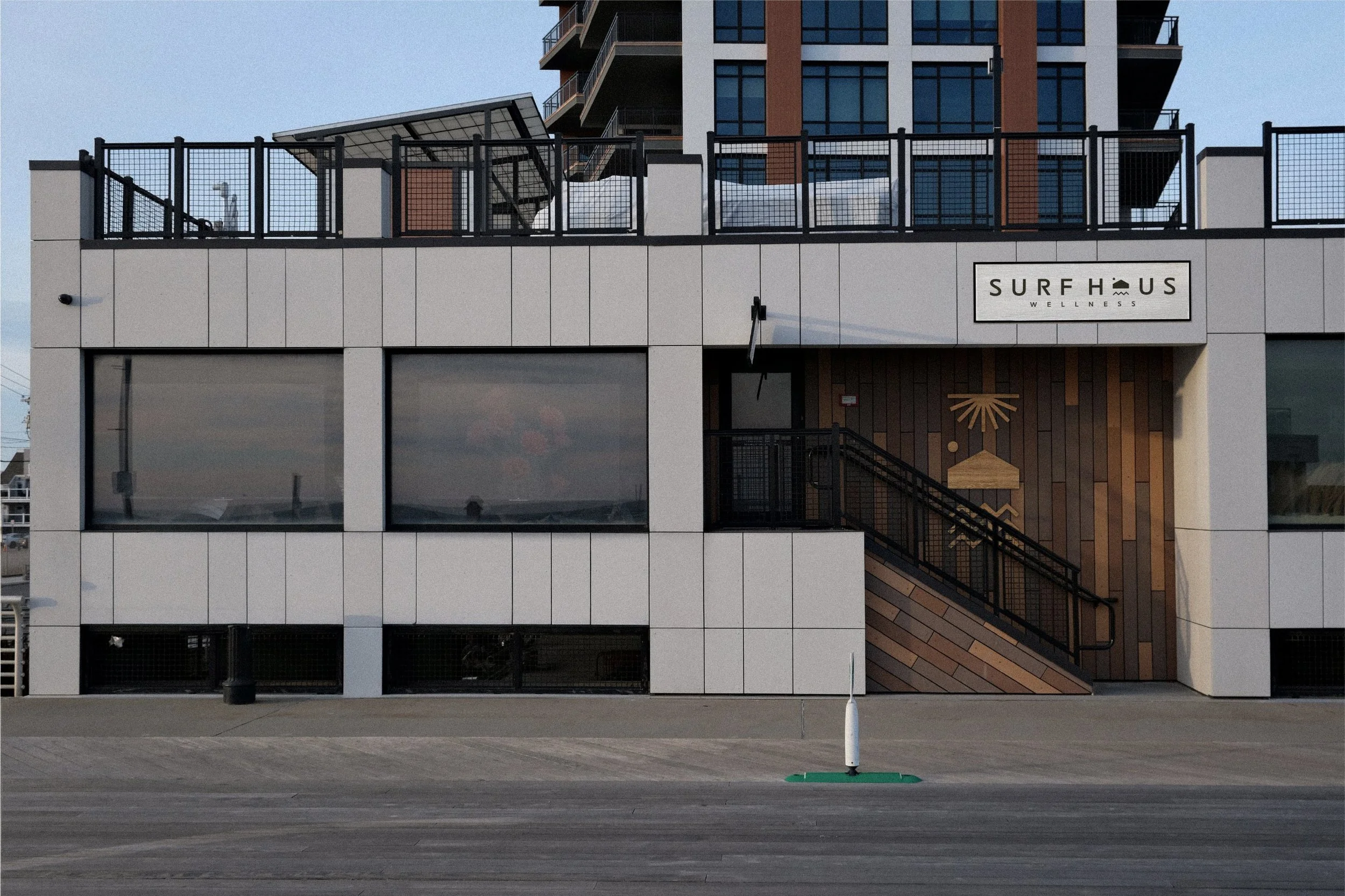 Surf Haus Wellness storefront, designed by Carolina Marques