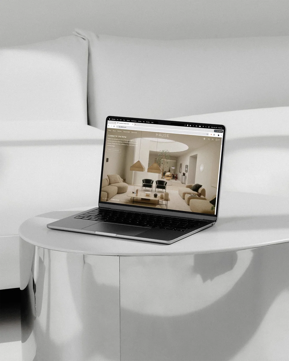Hause website design by Carolina Marques