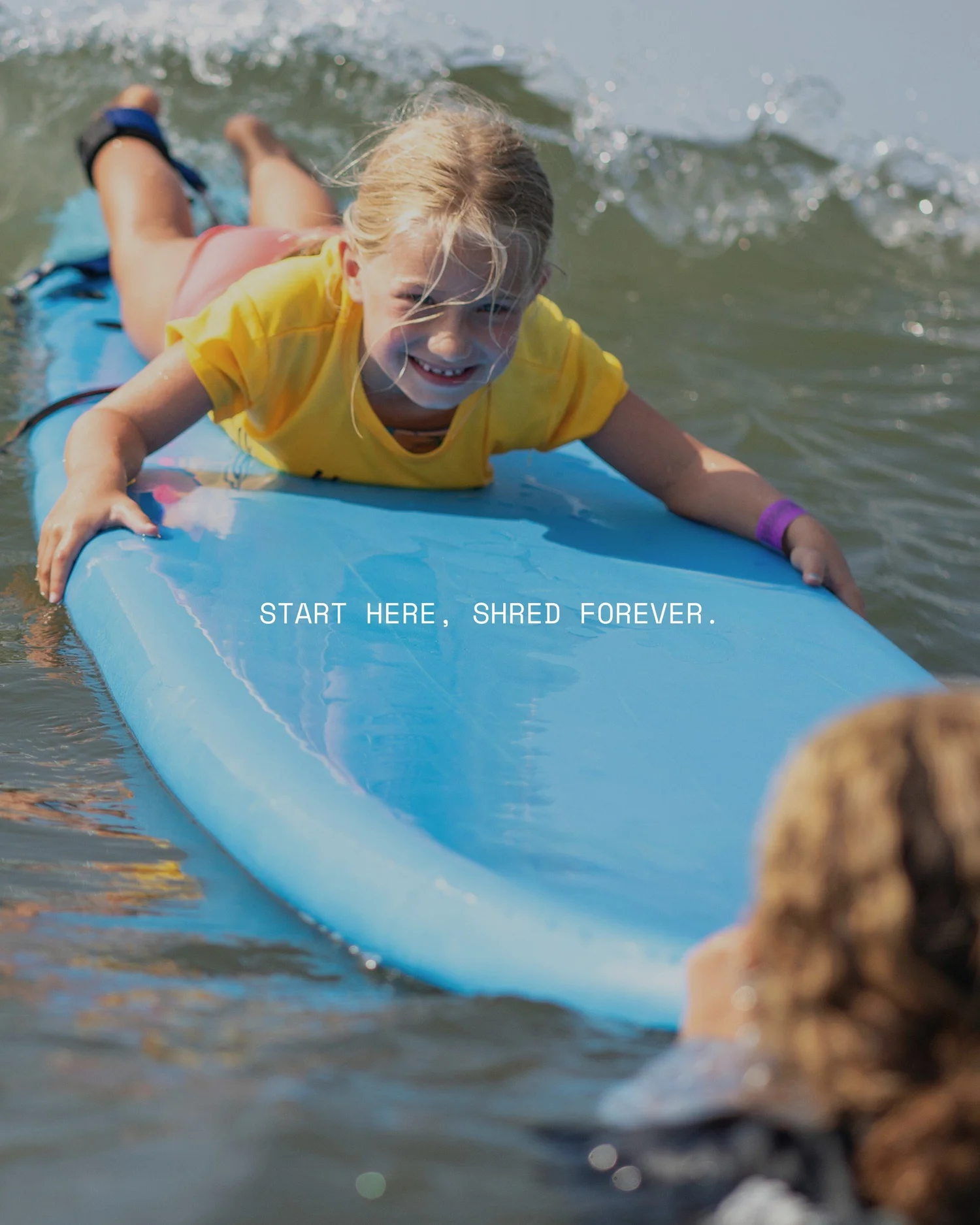 Liquid Shredder social post start here shred forever, designed by Carolina Marques