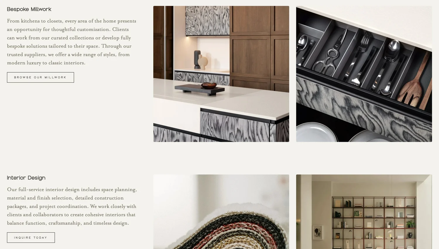 Hause website 11, designed by Carolina Marques