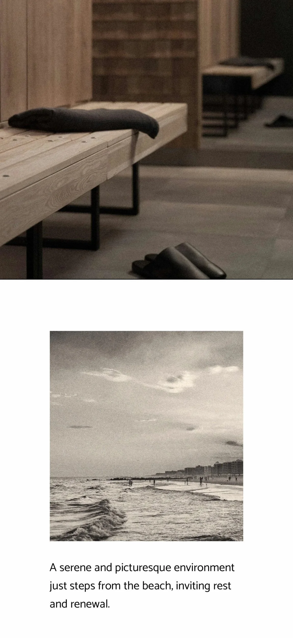 Surf Haus Wellness website mobile space, designed by Carolina Marques
