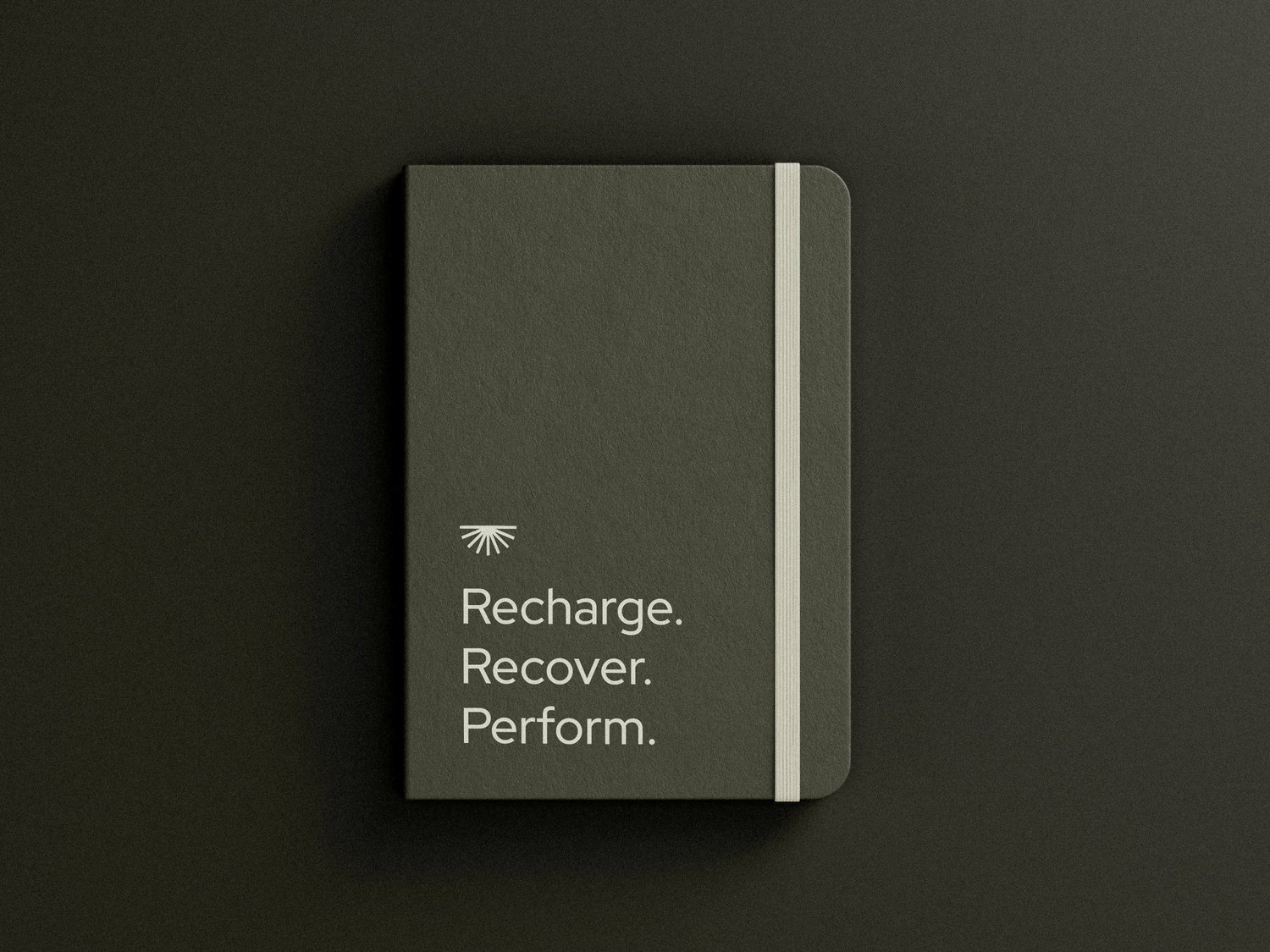 Surf Haus Wellness notebook, designed by Carolina Marques