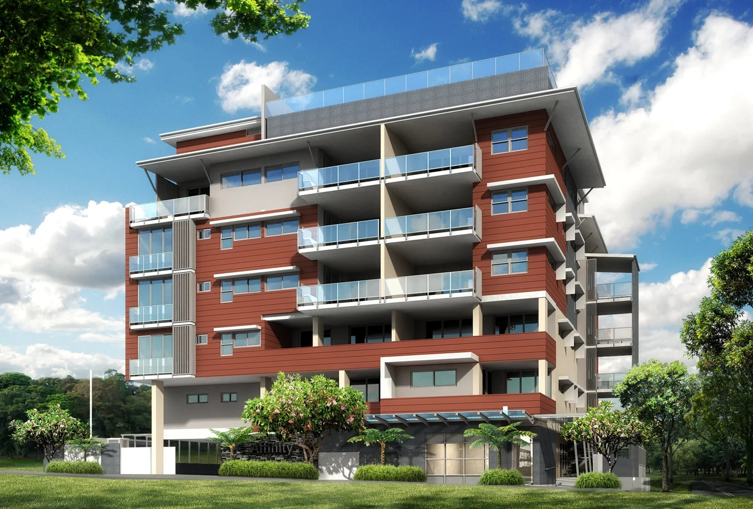 Affinity Chermside from the street (design render)