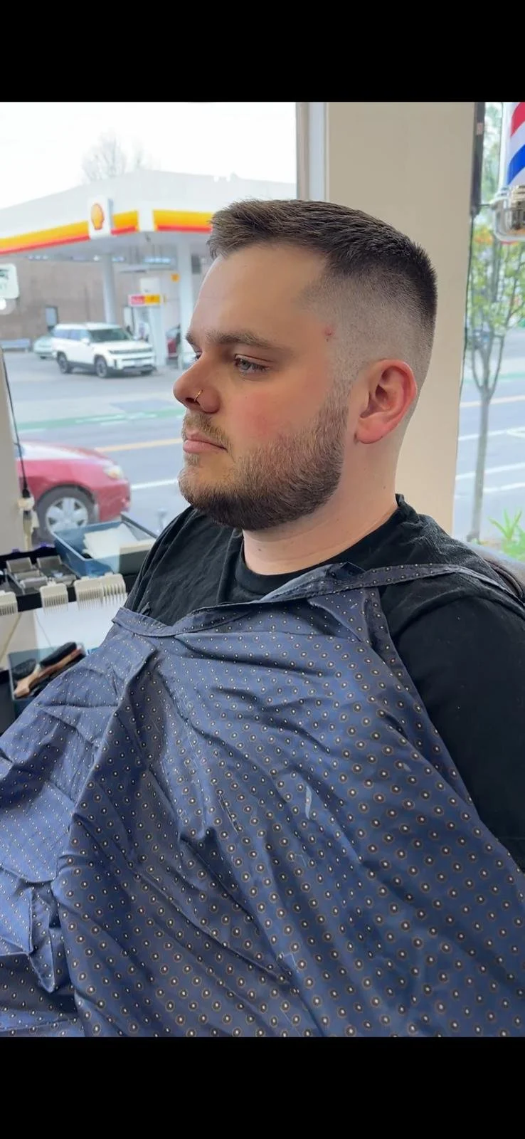 Fade with a tidy beard
