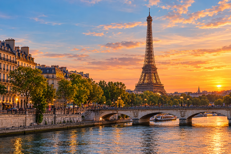 Paris and the Eiffel Tower