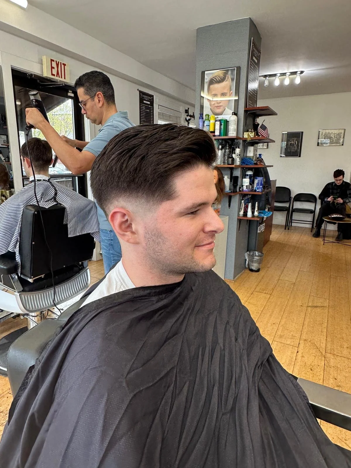 Fresh cut, side view