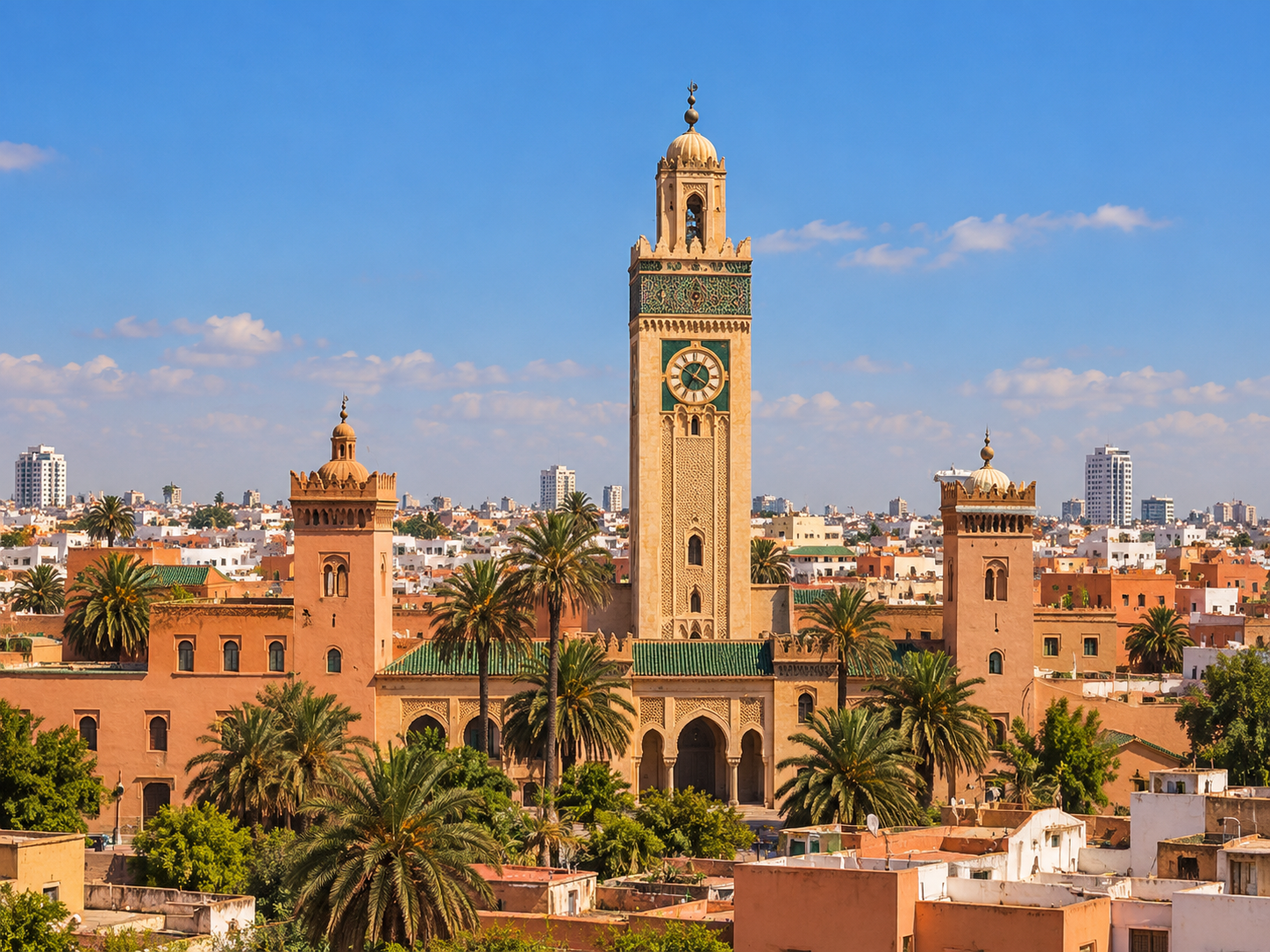 Illustrative Casablanca skyline