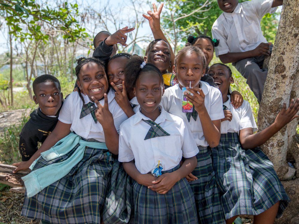 Smiling students from Exceptional Education Outreach