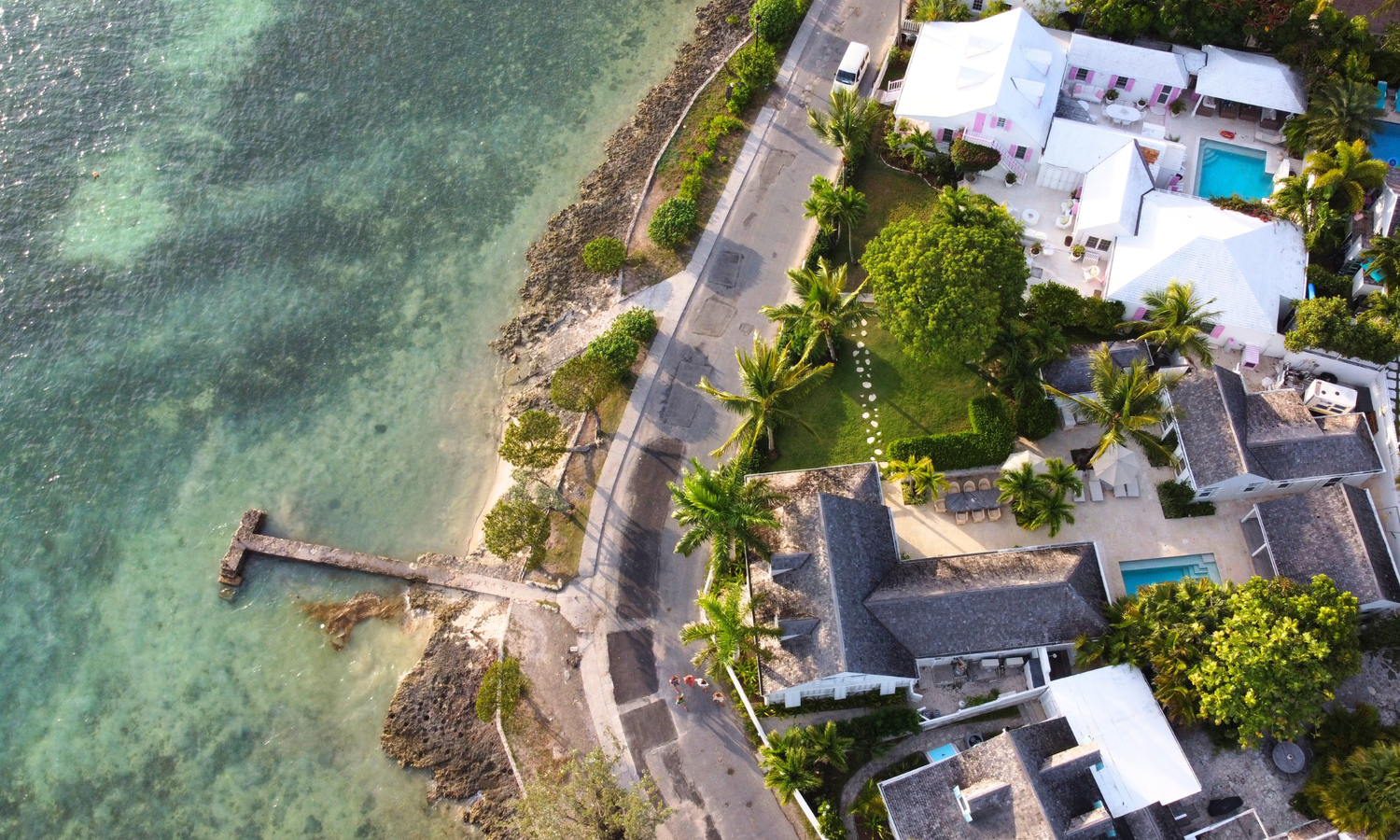 Aerial view of Fort Point