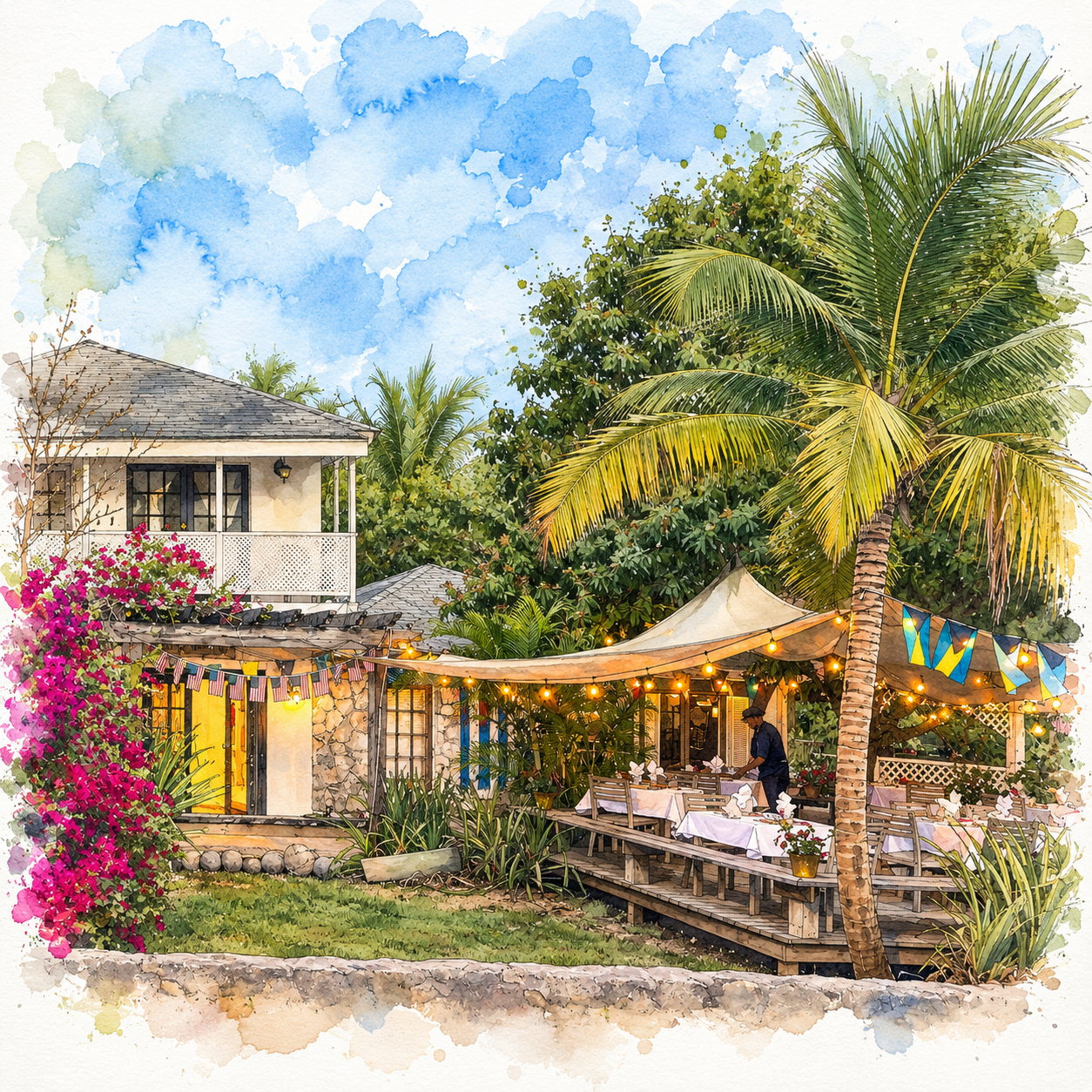 Illustration of Tingum Village Hotel