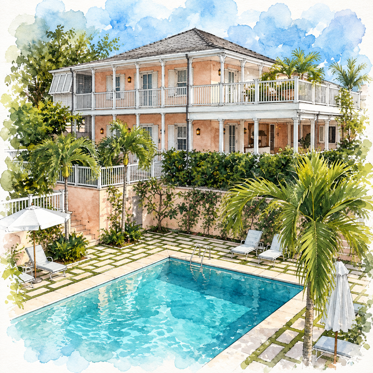 Illustration of Bahama House
