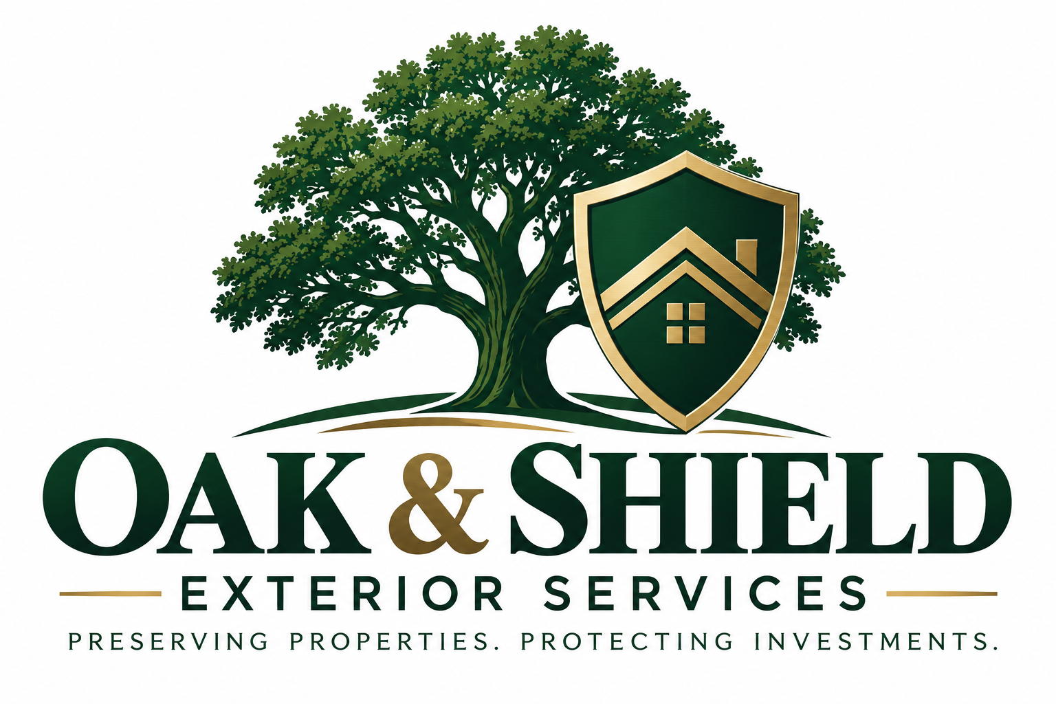 Oak & Shield Exterior Services — Preserving Properties. Protecting Investments.