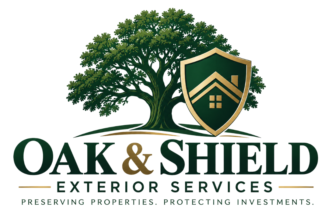 Oak and Shield Exterior Services Logo