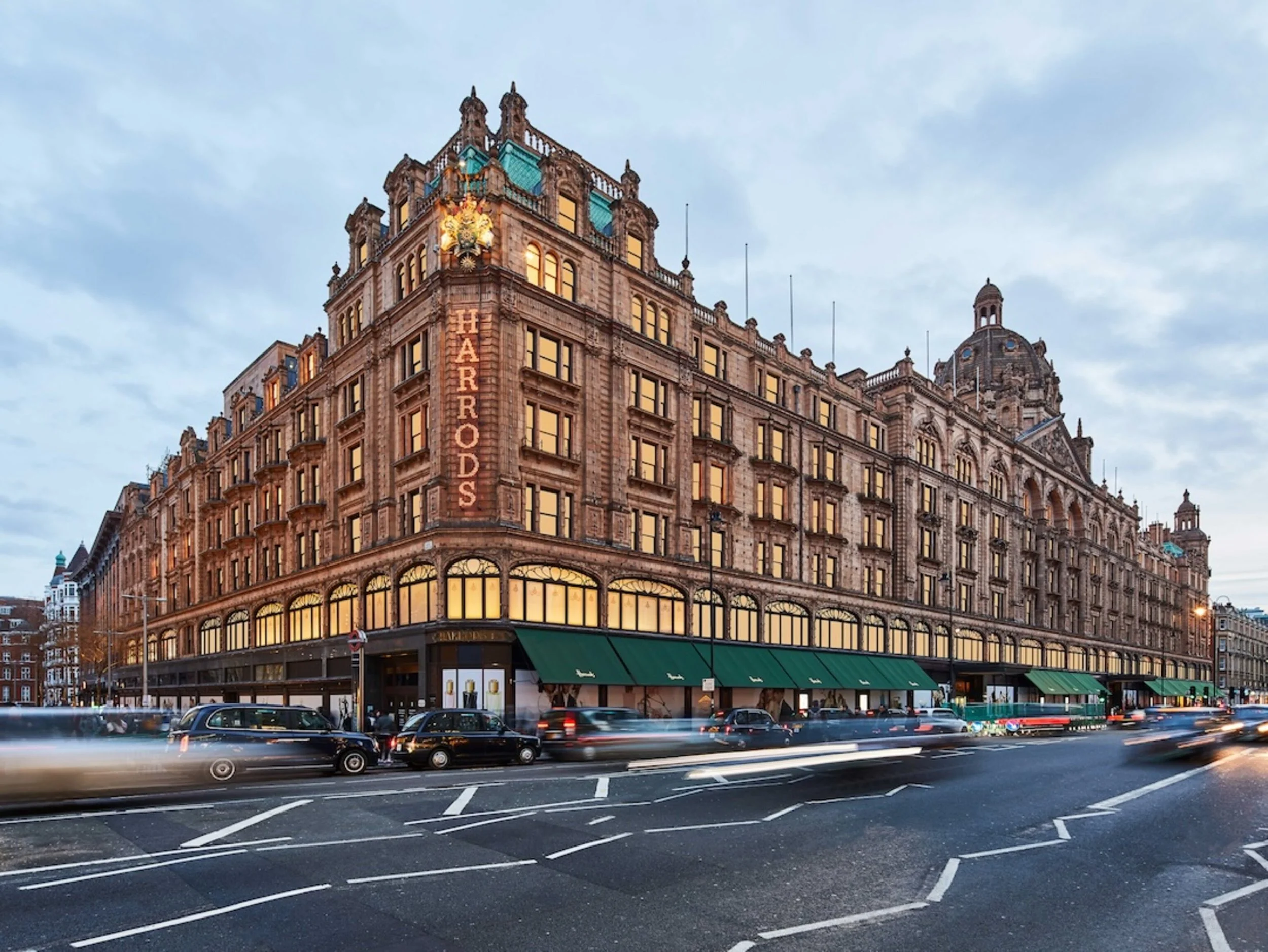 Harrods department store on Brompton Road