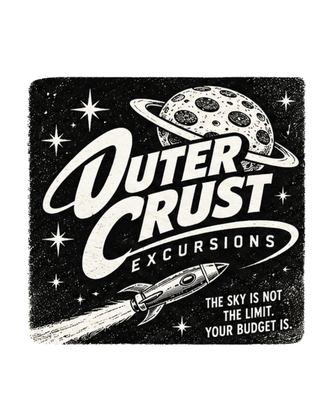 Outer Crust Excursions vintage advertisement