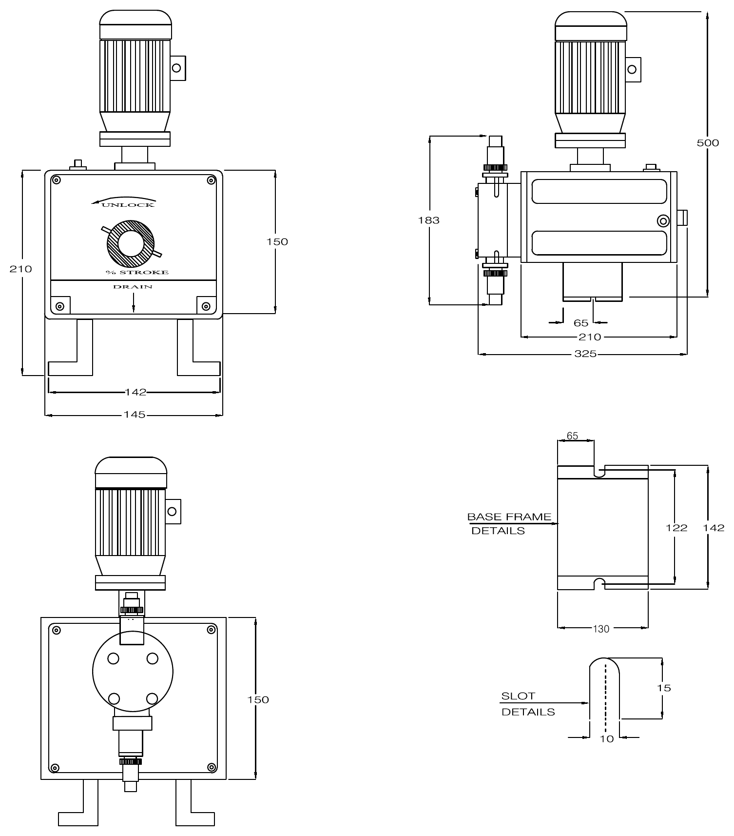 FE-M-52C general assembly drawing