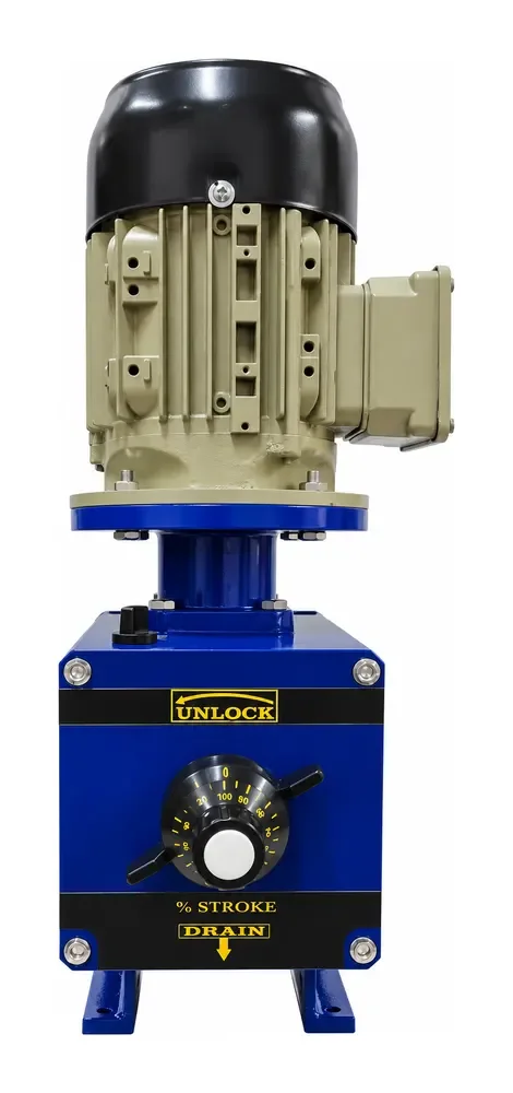 FE-M drive unit with lockable stroke-length dial