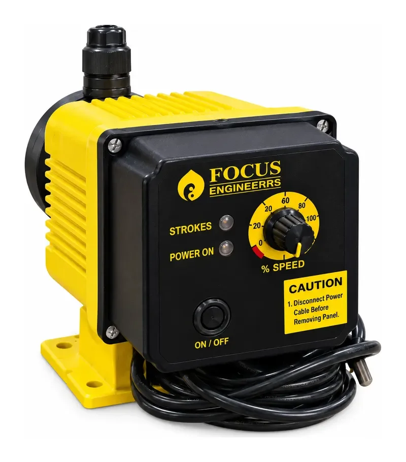 FE-CD compact dosing pump, yellow