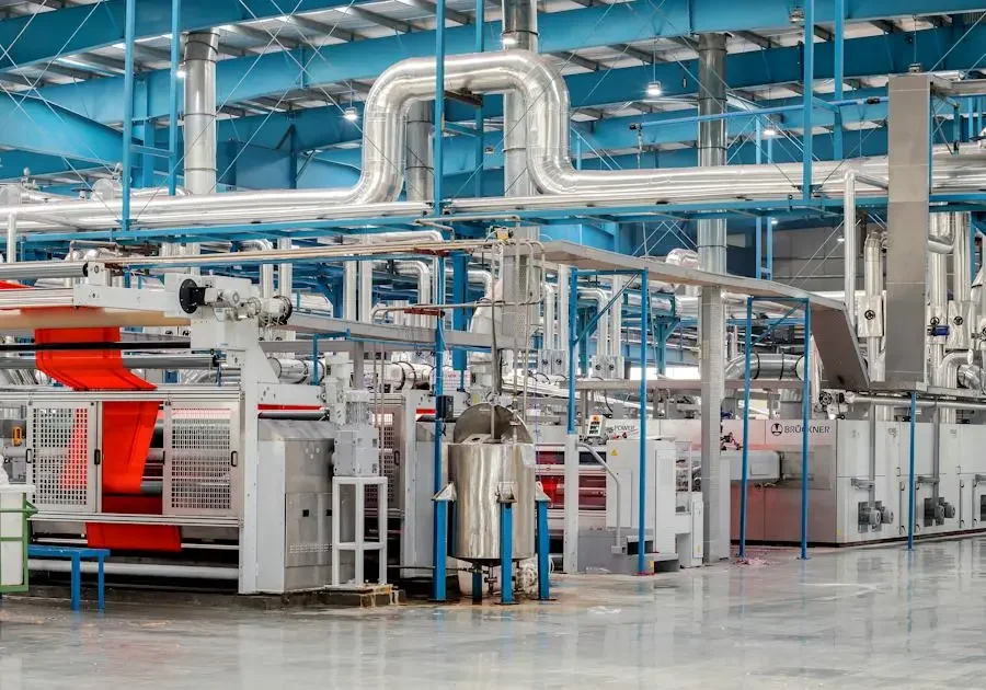 Textile processing plant