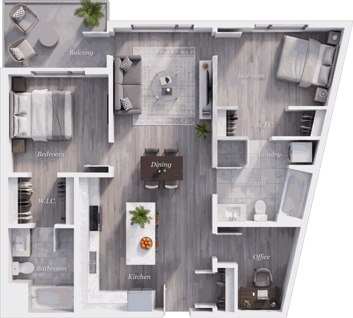 Suite B6 floor plan