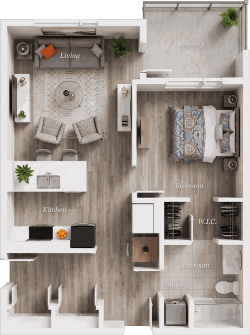 Suite A1 floor plan