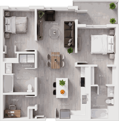 Suite B3 floor plan