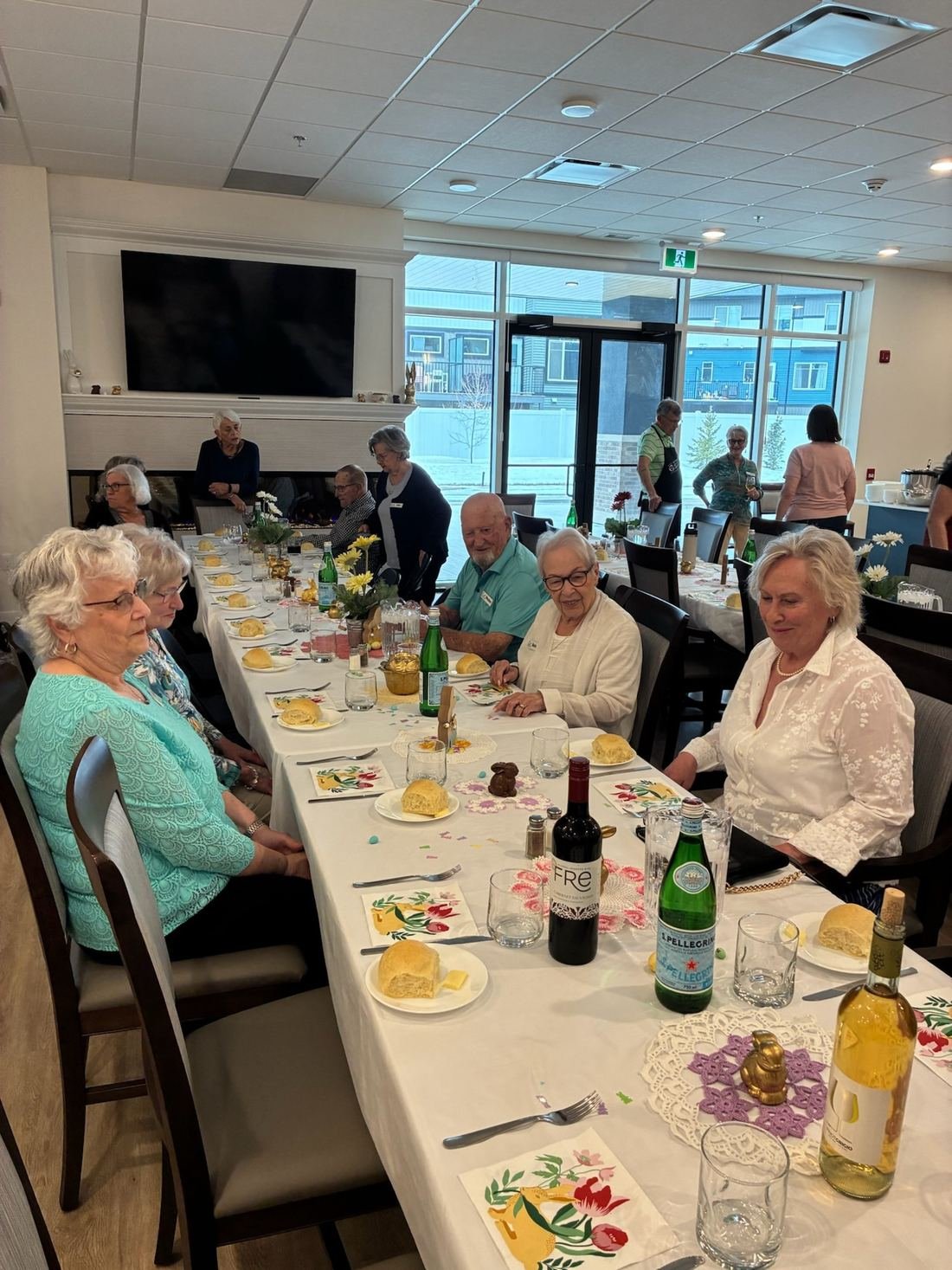 Long table dinner at Three Robins