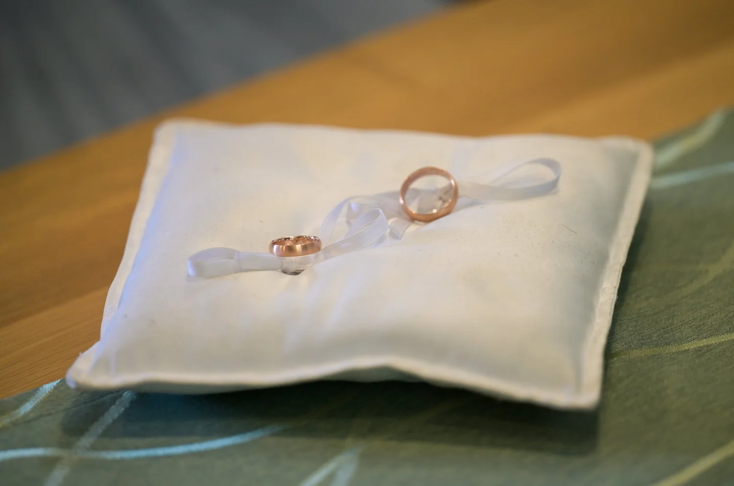 Hochzeitsdetail am Tisch