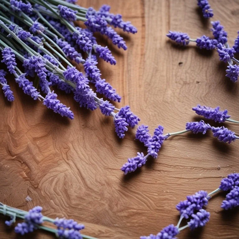 Lavender buds ingredient illustration.