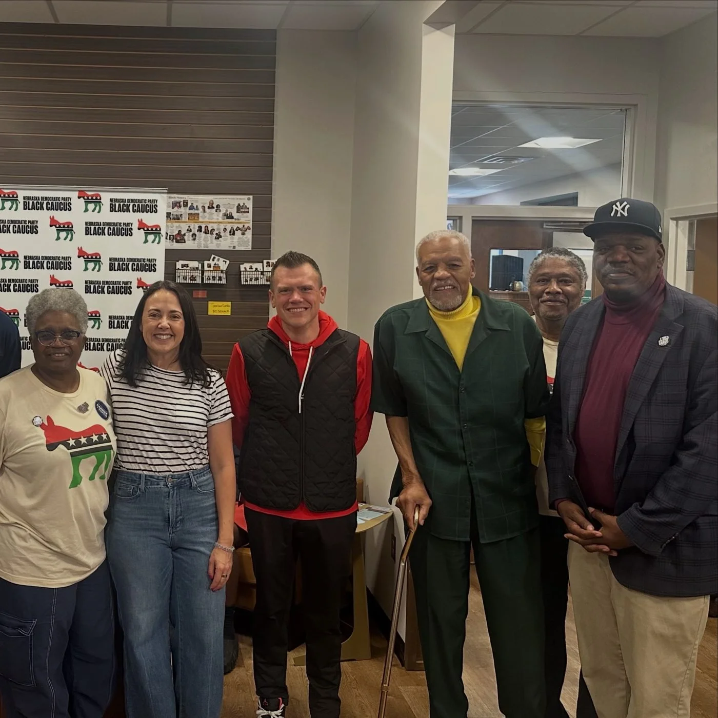 With the Nebraska Democratic Party Black Caucus