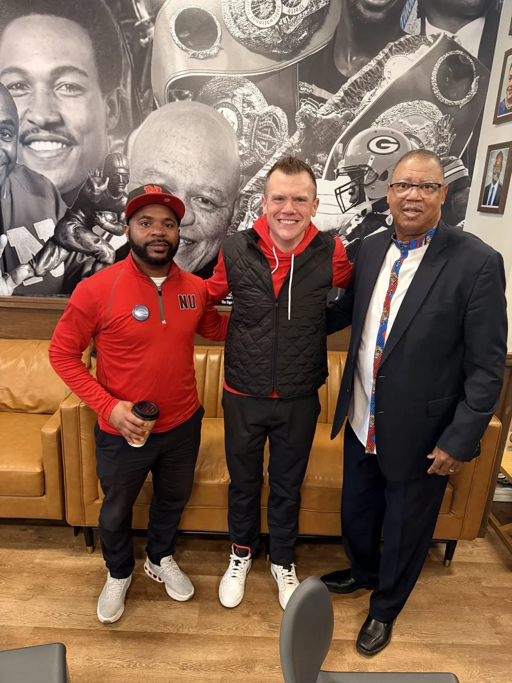 Coffee with community leaders