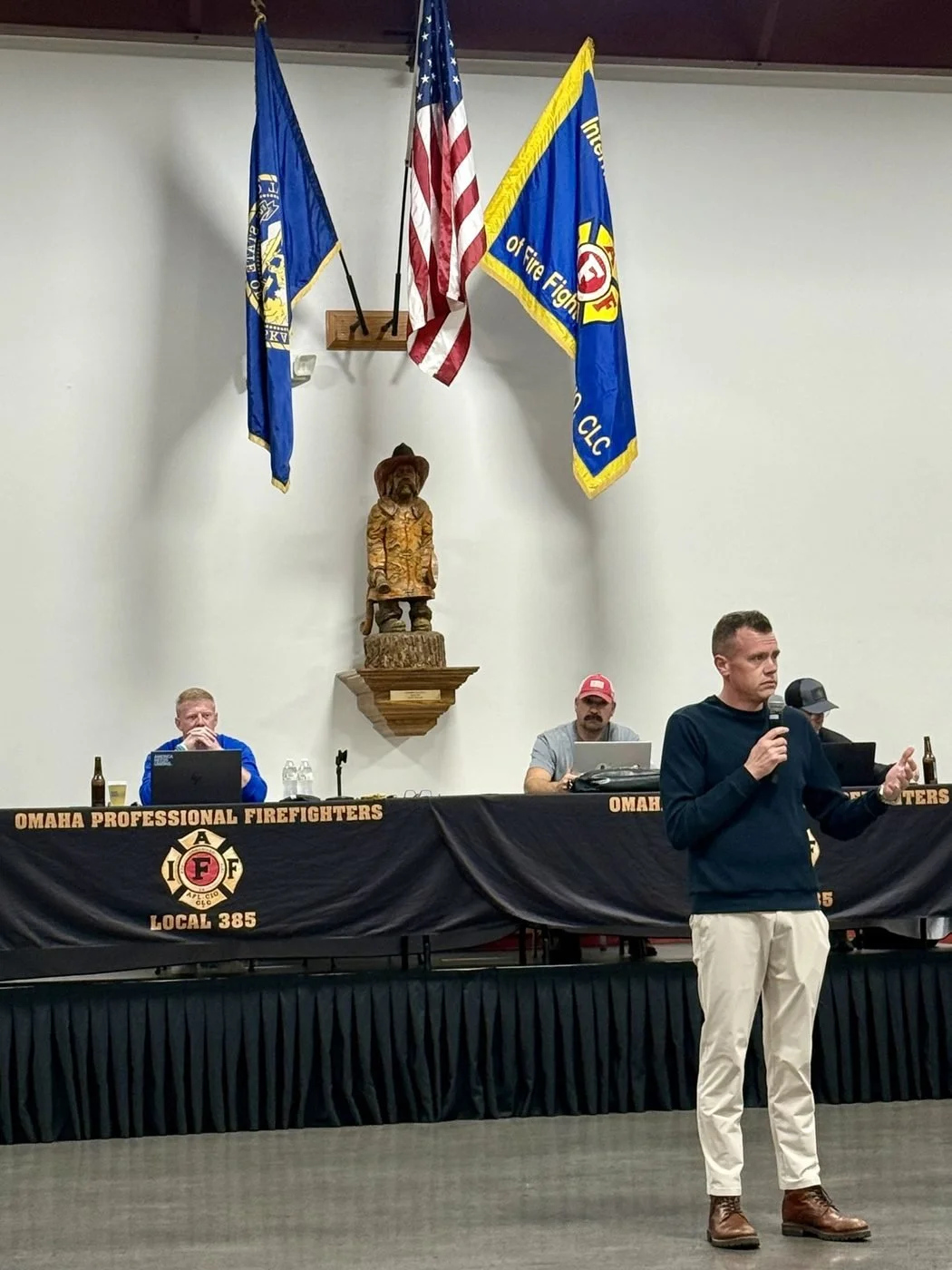 Making the case to Omaha's firefighters, IAFF Local 385