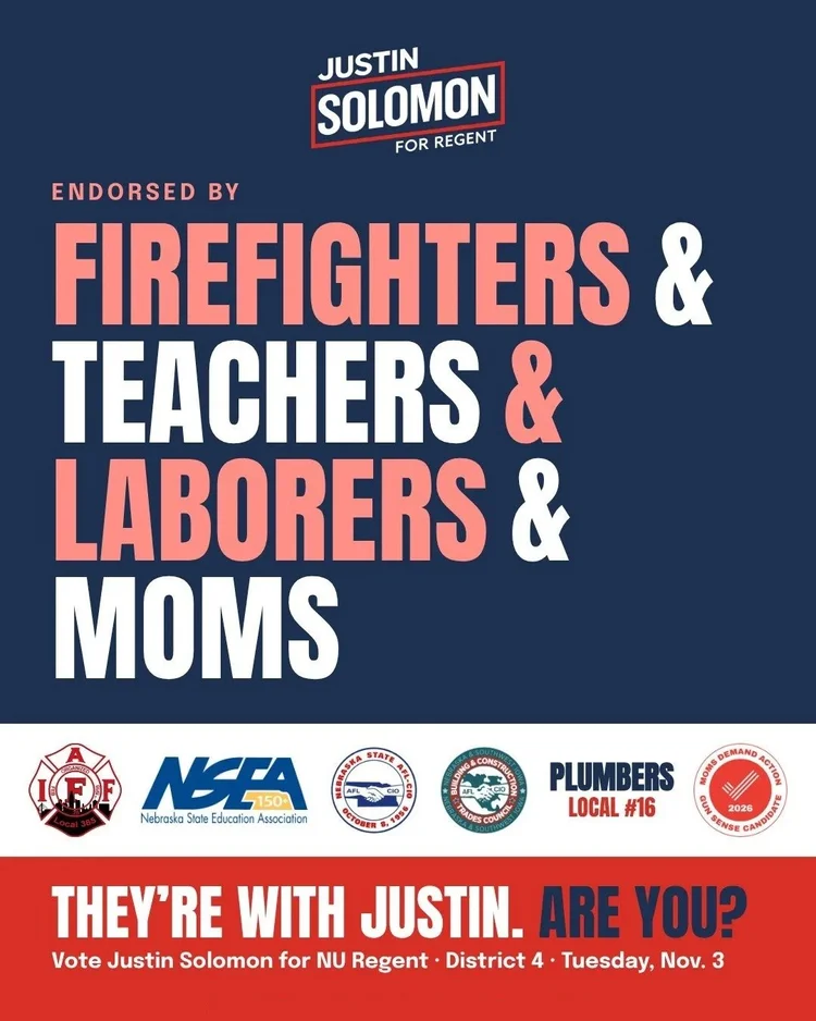 Endorsed by firefighters, teachers, laborers and moms. They're with Justin. Are you?