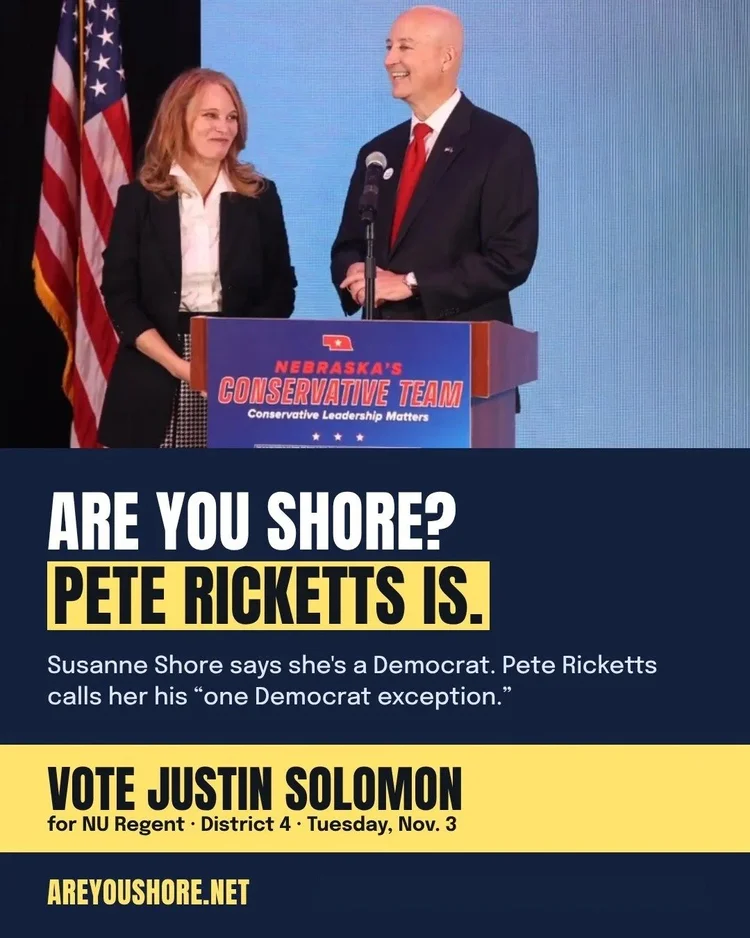 Are you Shore? Pete Ricketts is.